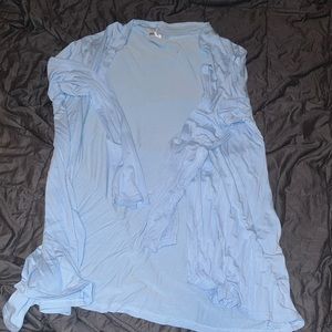 Baby blue cardigan